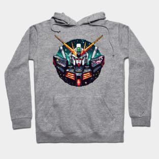 Winged Warriors: Gundam Wing, Mecha Epic, and Anime-Manga Legacy Unleashed Hoodie